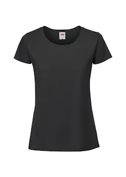 Fruit of The Loom F186 Iconic T-shirt 195 Ringspun Premium Regular Fit Dames miniatuur
