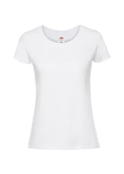 Fruit of The Loom F186 Iconic T-shirt 195 Ringspun Premium Regular Fit Dames miniatuur