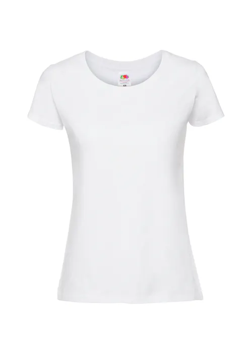 Fruit of The Loom F186 Iconic T-shirt 195 Ringspun Premium Regular Fit Dames