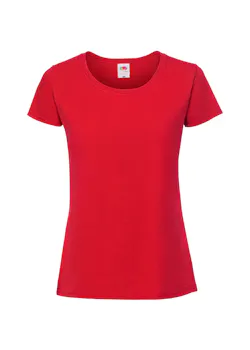 Fruit of The Loom F186 Iconic T-shirt 195 Ringspun Premium Regular Fit Dames miniatuur