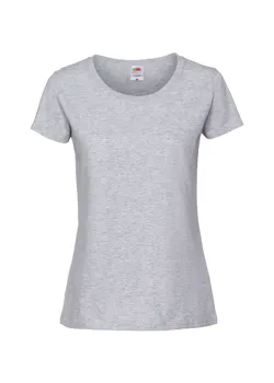 Fruit of The Loom F186 Iconic T-shirt 195 Ringspun Premium Regular Fit Dames miniatuur