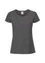 Fruit of The Loom F186 Iconic T-shirt 195 Ringspun Premium Regular Fit Dames miniatuur
