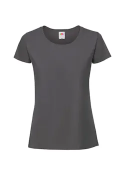 Fruit of The Loom F186 Iconic T-shirt 195 Ringspun Premium Regular Fit Dames miniatuur