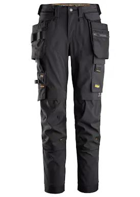 Snickers Workwear 6775 AllroundWork, 4-Way Stretch Dames Werkbroek Met Afneembare Holsterzakken