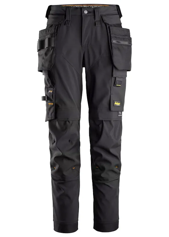 Snickers Workwear 6775 AllroundWork, 4-Way-Stretch-Damen-Arbeitshose mit abnehmbaren Holstertaschen