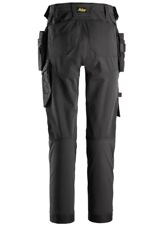 Snickers Workwear 6775 AllroundWork, 4-Way-Stretch-Damen-Arbeitshose mit abnehmbaren Holstertaschen