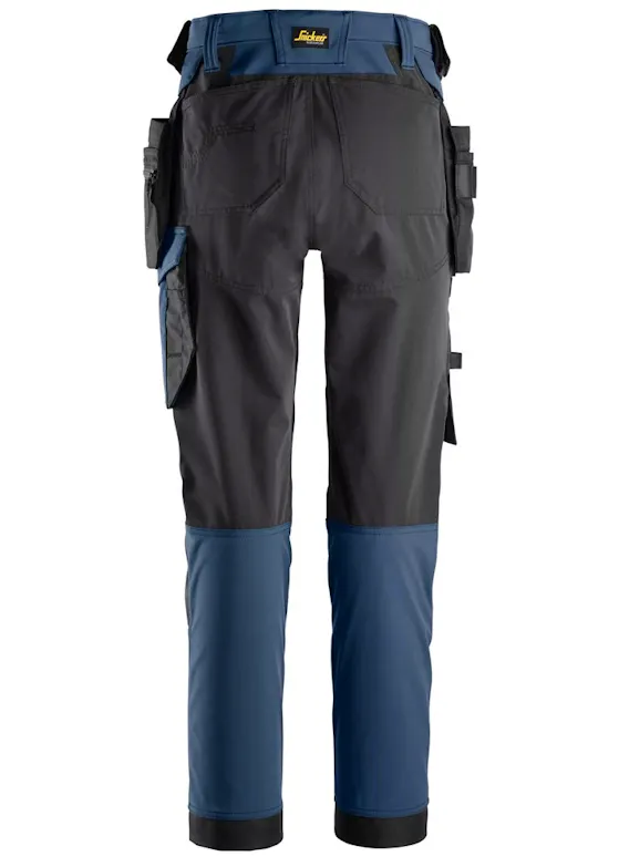 Snickers Workwear 6775 AllroundWork, 4-Way-Stretch-Damen-Arbeitshose mit abnehmbaren Holstertaschen