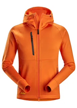 Snickers Workwear 8026 FlexiWork, Polartec® Power Stretch® Hoodie Met Volledige Rits