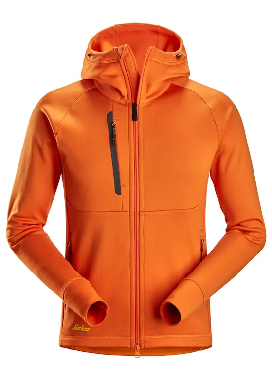 Snickers Workwear 8026 FlexiWork, Polartec® Power Stretch® Hoodie mit durchgehendem Reißverschluss