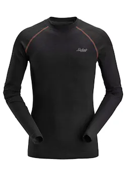 Snickers Workwear 9483 Basislaag Naadloze Warmteregulerende Wollen Top Baselayers
