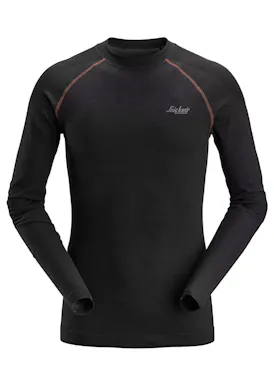 Snickers Workwear 9483 Basislaag Naadloze Warmteregulerende Wollen Top Baselayers