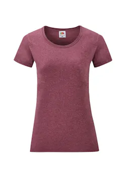 Fruit of The Loom F288N Valueweight T-shirt Regular Fit Dames miniatuur