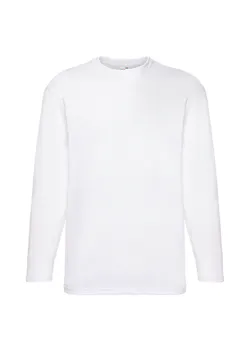 Fruit of The Loom F240 Valueweight T-shirt Long Sleeve Regular Fit miniatuur