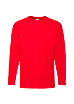 Fruit of The Loom F240 Valueweight T-shirt Long Sleeve Regular Fit miniatuur