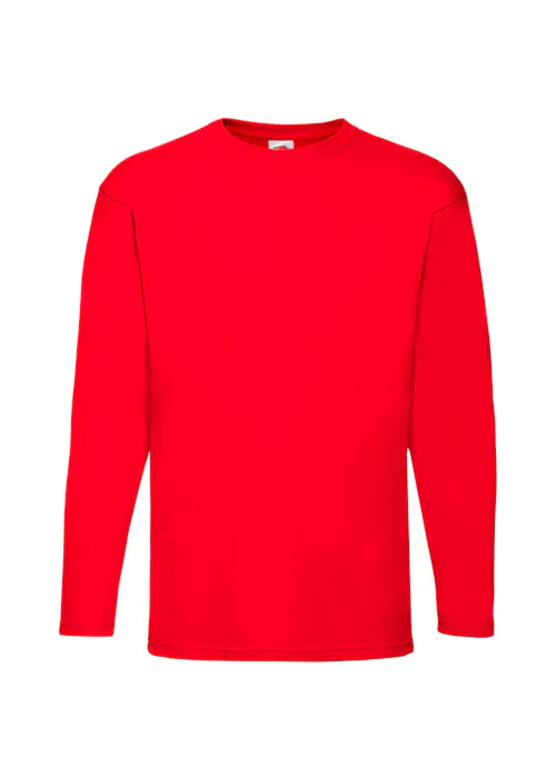 Fruit of The Loom F240 Valueweight T-shirt Long Sleeve Regular Fit