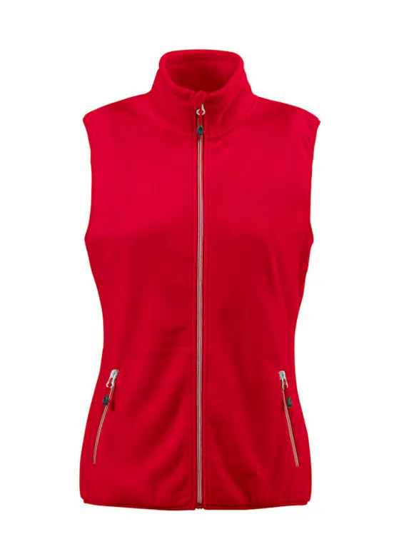 Printer 2261507 Fleece Vest Sideflip Regular Fit Dames