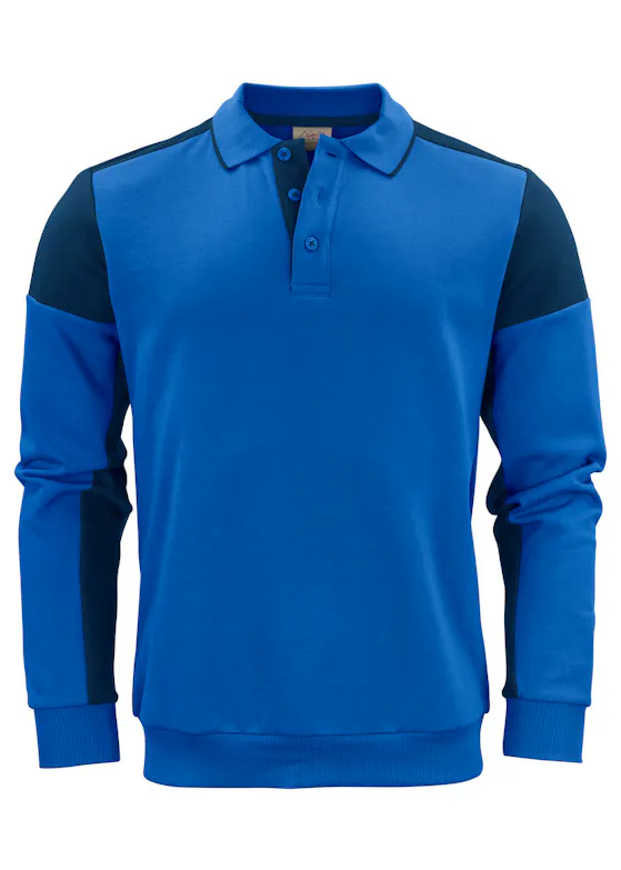 Printer Prime 2262060 Langarm-Polo Bicolor Regular Fit