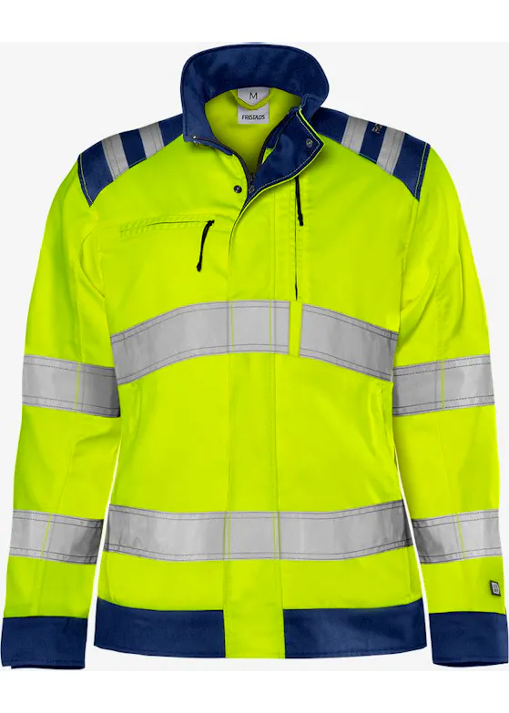 Fristads High-Vis Green Damenjacke, Klasse 3, 4068 GPLU