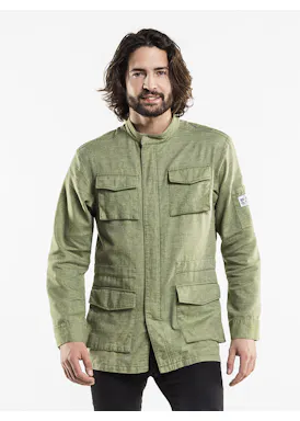Chaud Devant Chef Jacket Parka, Green