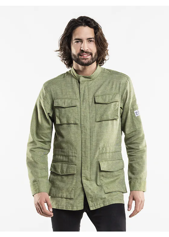 Chaud Devant Chef Jacket Parka Green