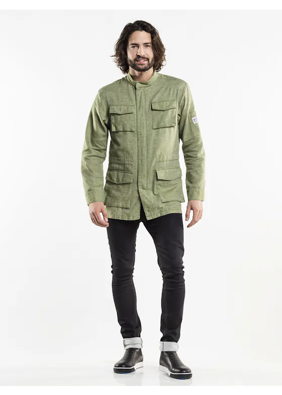 Chaud Devant Chef Jacket Parka Green