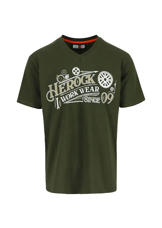 Herock Barber 23MTS2107 T-Shirt, kurze Ärmel, Regular Fit