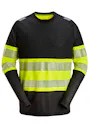 Snickers High-Vis Klasse 1 T-Shirt mit langen Ärmeln 2430 Vorschaubild