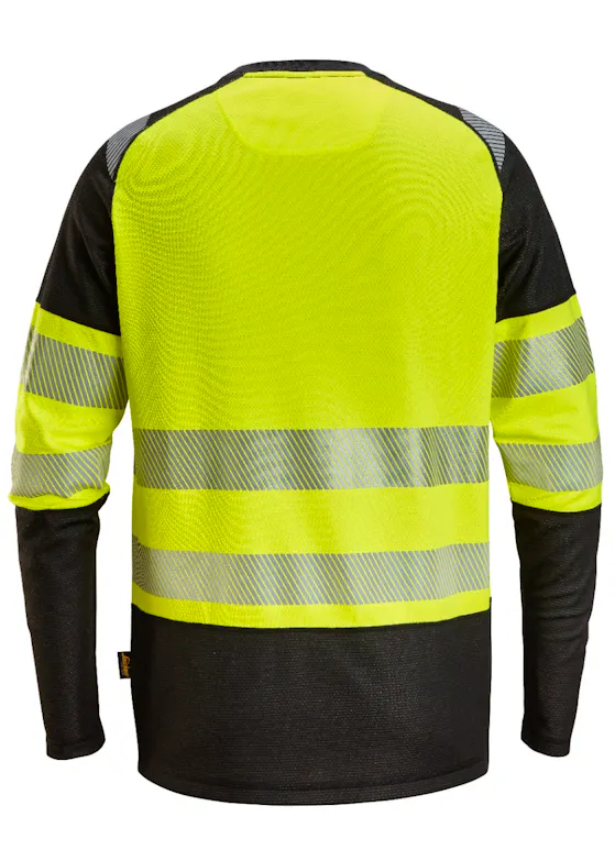 Snickers High-Vis Klasse 1 T-Shirt mit langen Ärmeln 2430