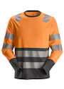 Snickers Workwear 2433 T-Shirt met Lange Mouwen Reflecterend High-Visibility miniatuur