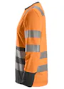 Snickers Workwear 2433 T-Shirt met Lange Mouwen Reflecterend High-Visibility miniatuur