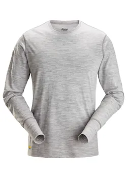 Snickers 2451 T-Shirt Wollen Lange Mouwen Antibacterial Slim Fit miniatuur
