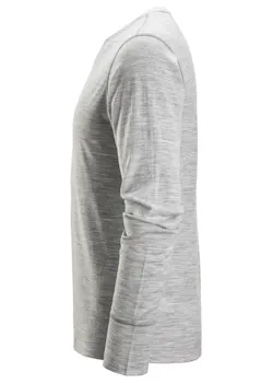 Snickers 2451 T-Shirt Wollen Lange Mouwen Antibacterial Slim Fit miniatuur