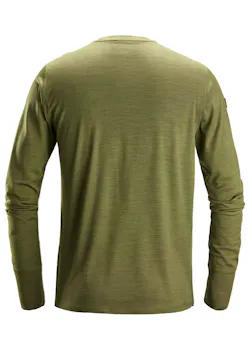 Snickers 2451 T-Shirt Wollen Lange Mouwen Antibacterial Slim Fit miniatuur