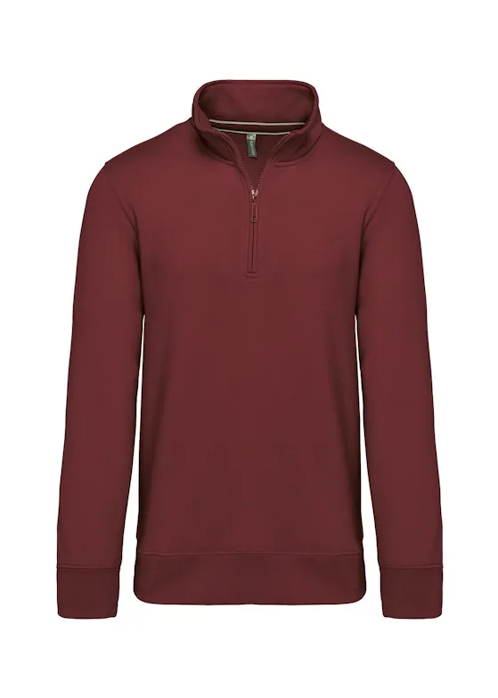 Kariban K487 Sweatshirt Reißverschlusskragen Regular Fit
