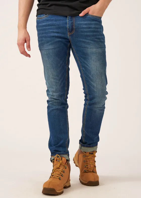 247Jeans Palm S07 Sand-Blasted Medium Blue