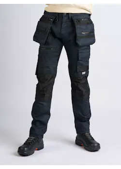 247Jeans Bull Workwear W41 Dark Blue Denim Coated