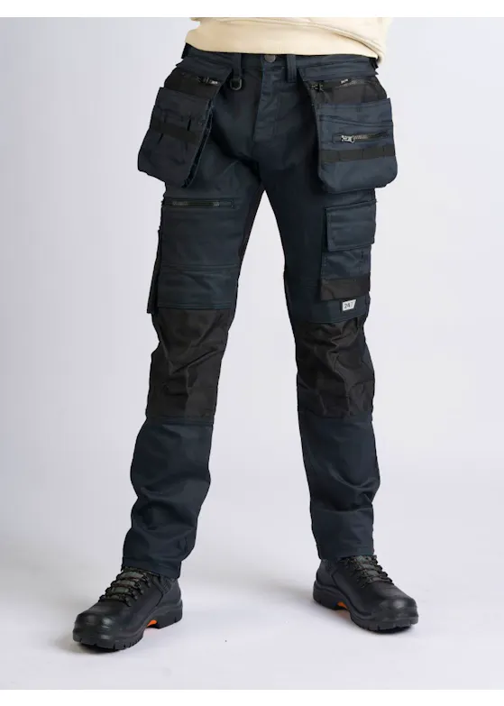247Jeans Bull Workwear W41 Coated Dark Blue Denim