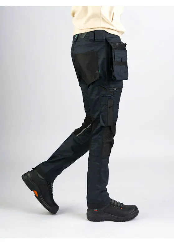 247Jeans Bull Workwear W41 Coated Dark Blue Denim