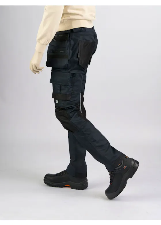 247Jeans Bull Workwear W41 Coated Dark Blue Denim
