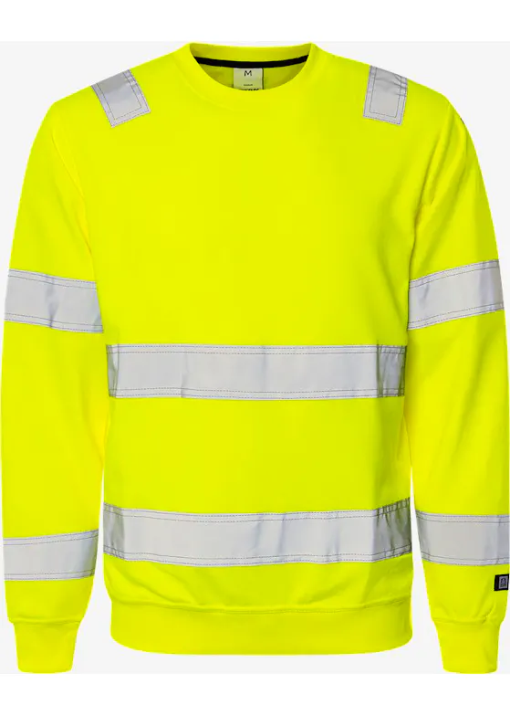 Fristads Hi Vis Sweatshirt Klasse 3 7446 Shv