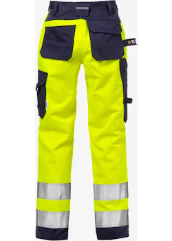Fristads Flame Hi Vis Werkbroek Dames Klasse 2 2589 Flam miniatuur