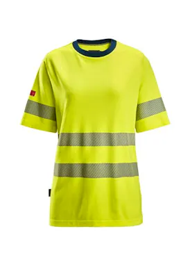 Snickers High-Vis Klasse 2 Dames T-shirt met Korte Mouwen 2567