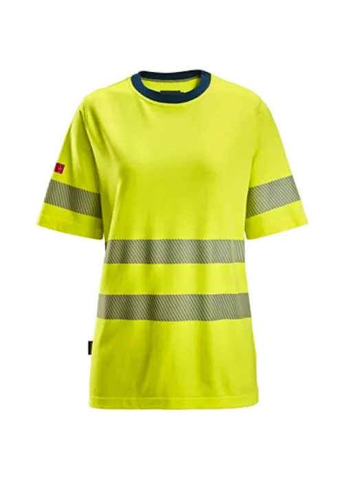 Snickers 2567 T-shirt Korte Mouwen High-Vis Klasse 2 Dames