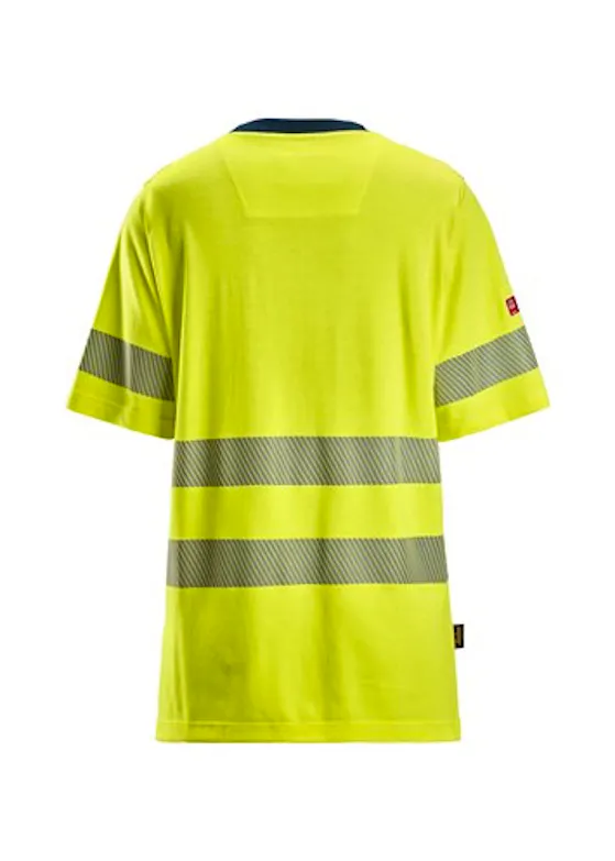 Snickers Warnschutz Klasse 2 Damen-T-Shirt mit kurzen Ärmeln 2567