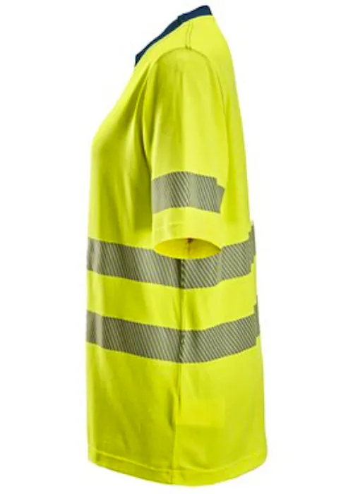 Snickers 2567 T-shirt Korte Mouwen High-Vis Klasse 2 Dames