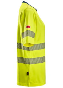 Snickers 2567 T-shirt Korte Mouwen High-Vis Klasse 2 Dames miniatuur