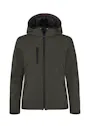 Clique Padded Hoody Softshell Dames miniatuur