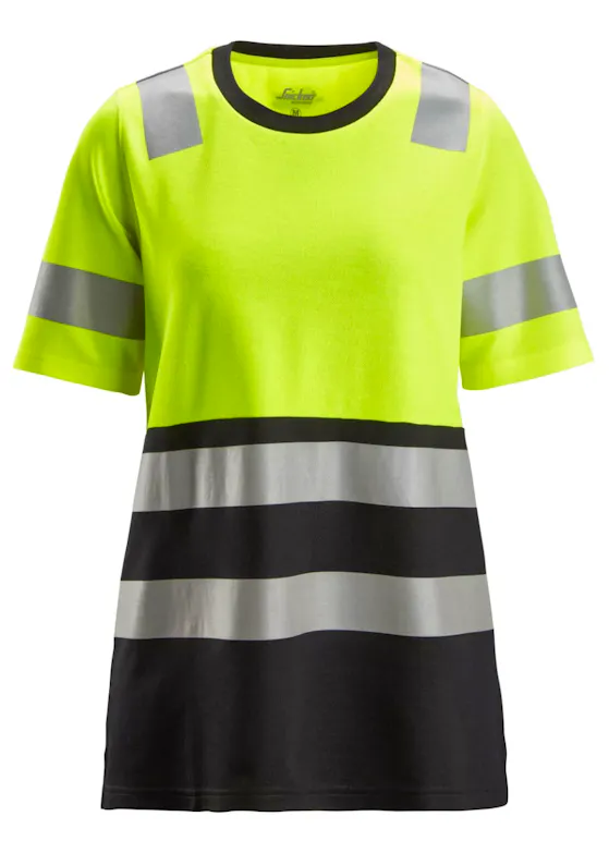 Snickers High-Vis, Klasse 1 Dames T-Shirt 2573