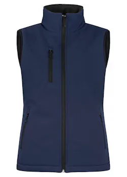 Clique 020959 Padded Softshell Vest Bodywarmer Regular Fit Dames miniatuur