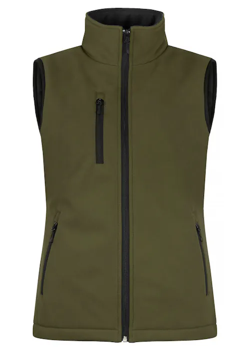 Clique 020959 Padded Softshell Vest Bodywarmer Regular Fit Dames